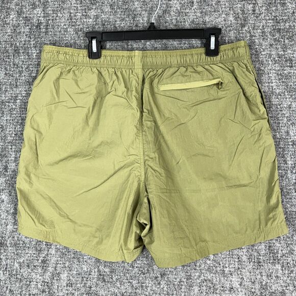 Old Navy Shorts Mens Large Army Green Hybrid Active Elastic‎ Waist Swim Board - Picture 2 of 8